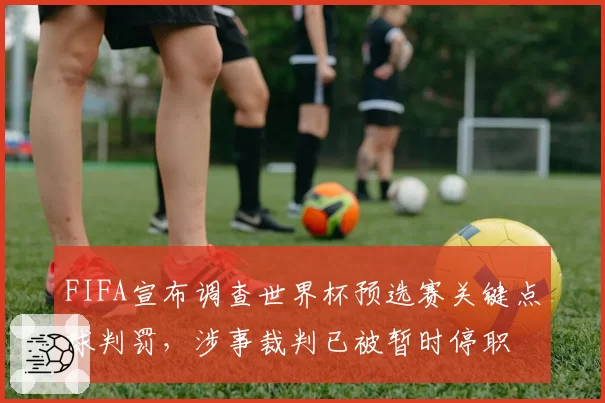 FIFA宣布调查世界杯预选赛关键点球判罚,涉事裁判已被暂时停职